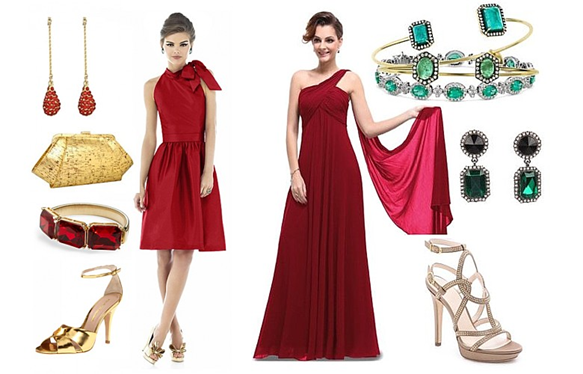 What Kinds Accessories Complement a Red Dress? –