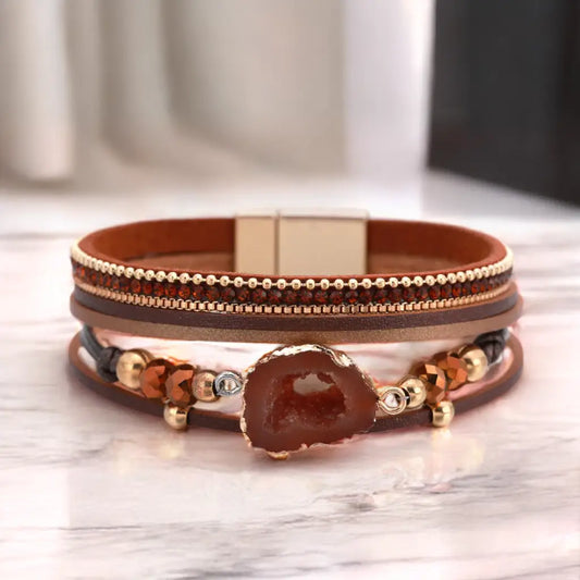 Bohemian Crystal Beads Bracelet