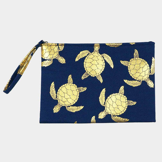 Turtle Pouch Clutch Bag