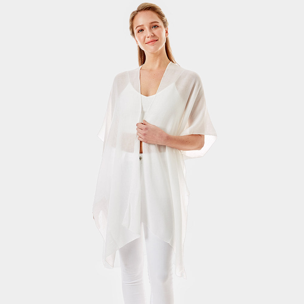 Bride Tribe Solid Cover Up Poncho