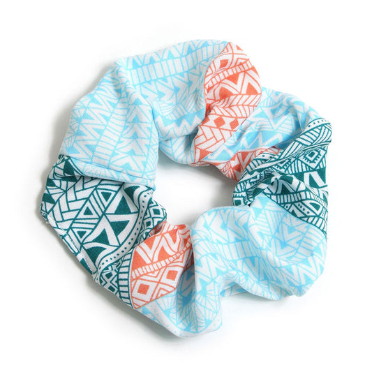 Aztec Patterned Scrunchie Hair Band